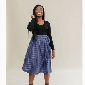 Mata Traders Plaid Skirt